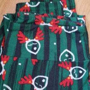 Lularoe OS Christmas Leggings